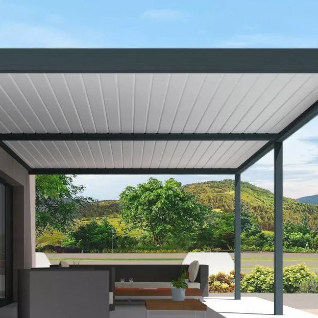 Pergola-bioclimatique-H2-Helios-2-travees-RAL-Mixte-2